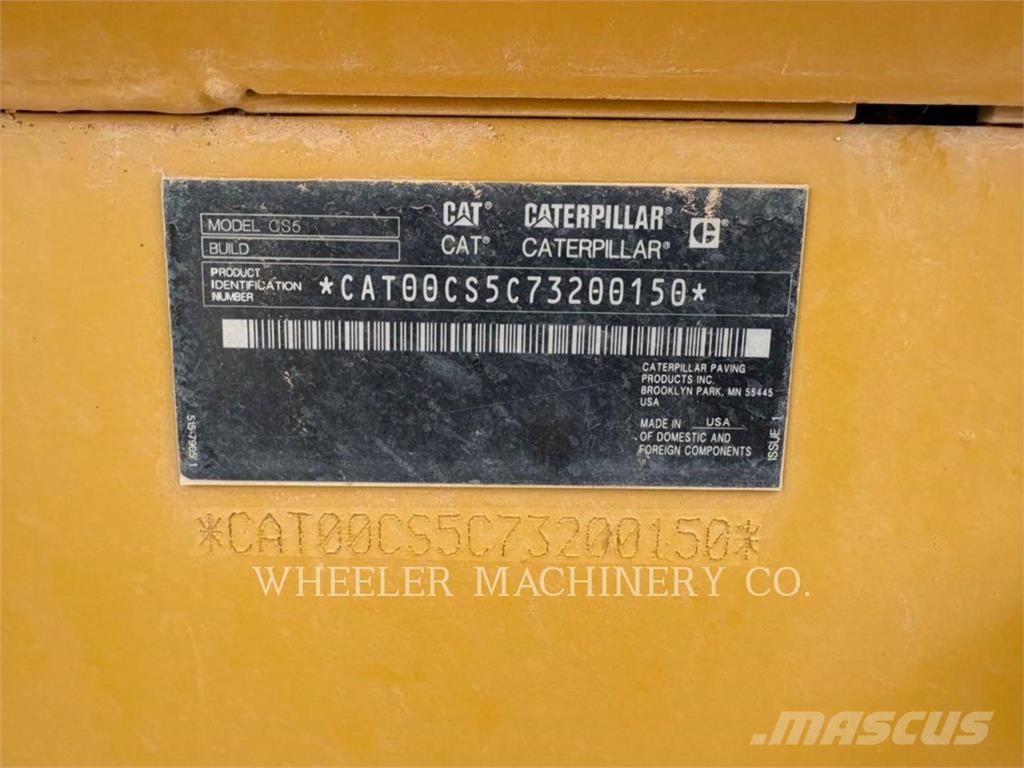 CAT CS5 Rolos compactadores monocilíndricos
