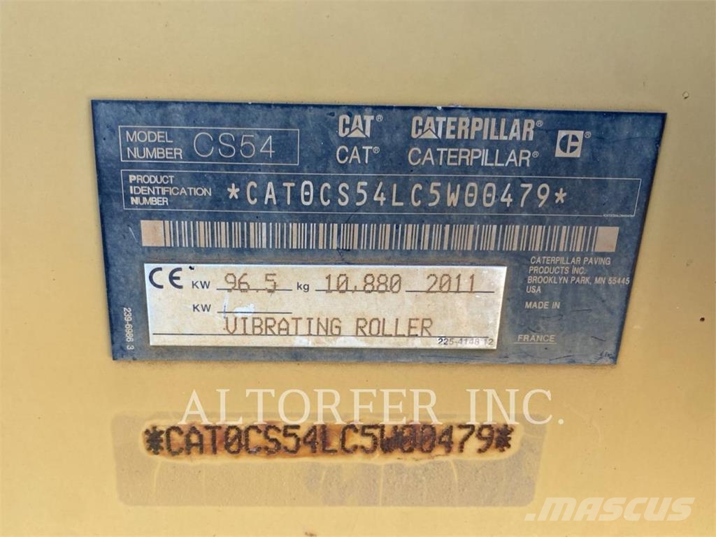 CAT CS54 مداحل ثنائية الاسطوانة