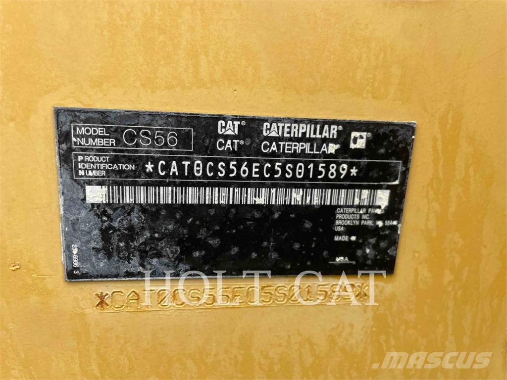 CAT CS56 Οδοστρωτήρες μονού κυλίνδρου