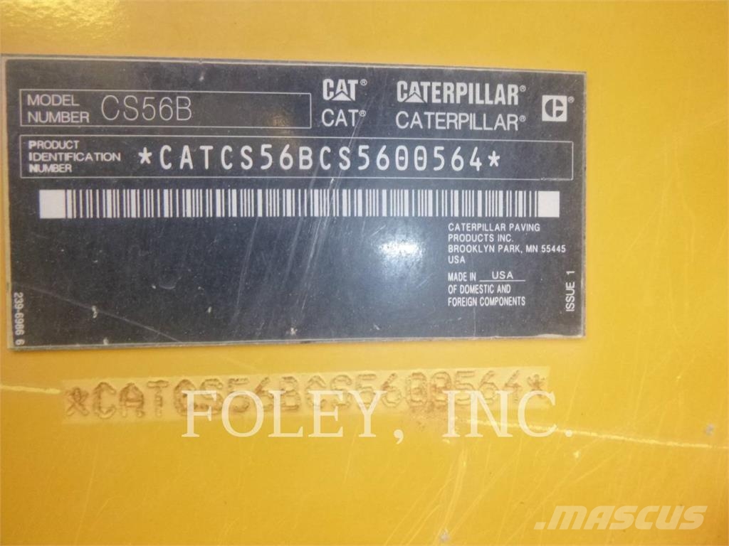 CAT CS56B مداحل أحادية الأسطوانة