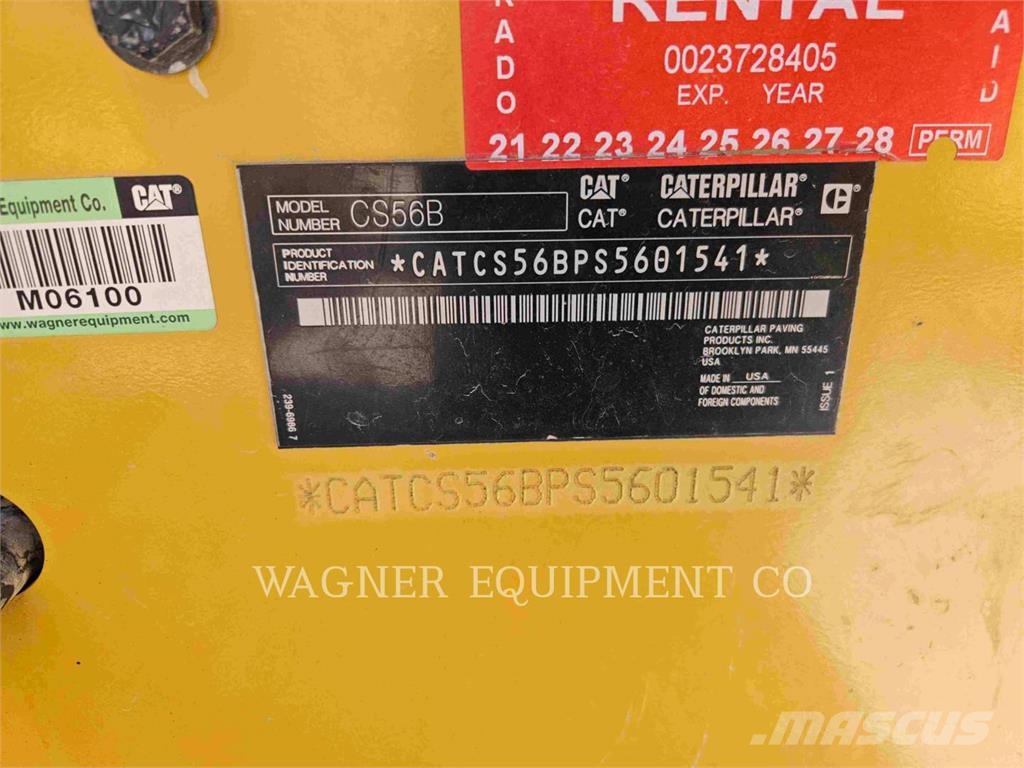 CAT CS56B Kompaktorji tal