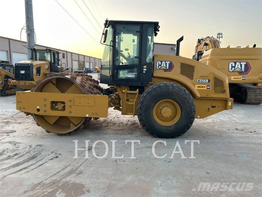 CAT CS56B CAB Οδοστρωτήρες μονού κυλίνδρου
