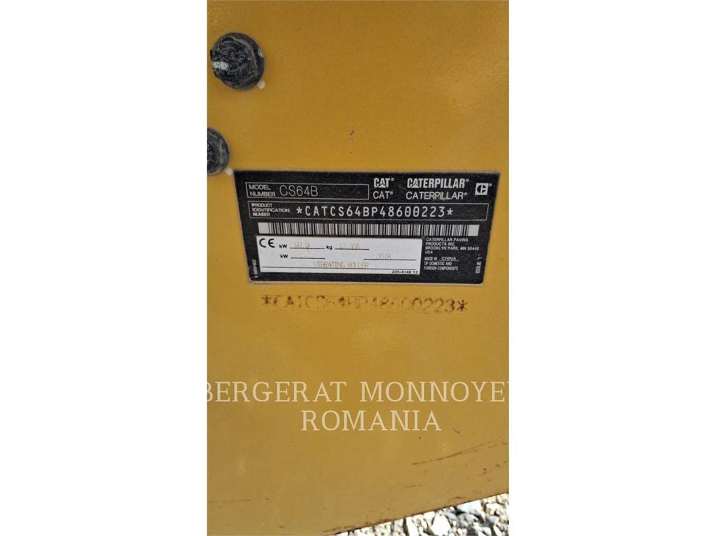 CAT CS64B Ühe trumliga rullid