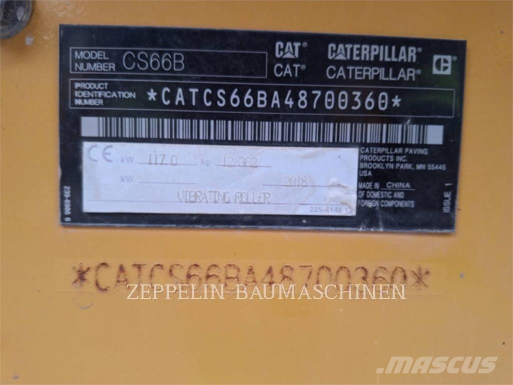CAT CS66B Soil compactors