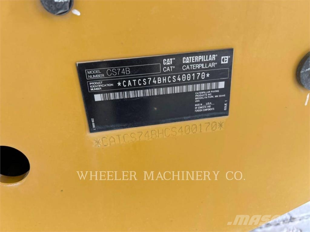 CAT CS74B Single drum rollers