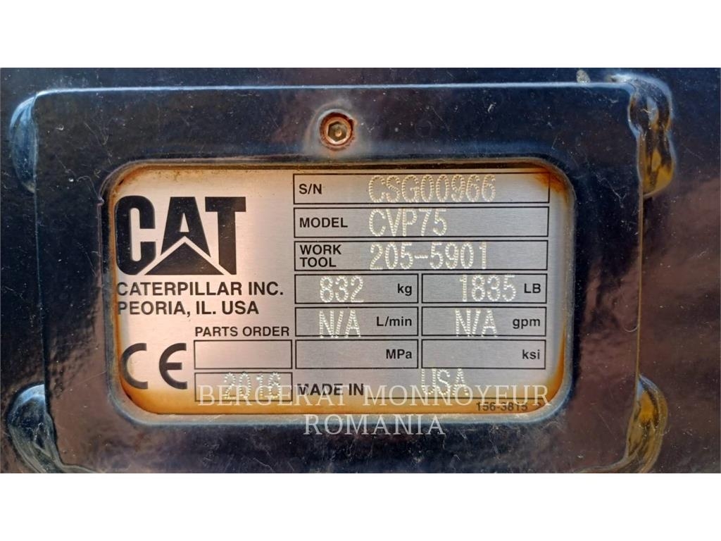CAT CVP75 Οδοστρωτήρες μονού κυλίνδρου