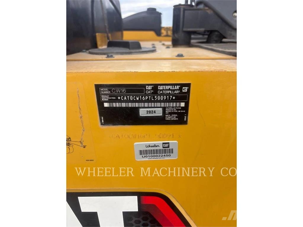 CAT CW16 Rolos pneumáticos de pneus