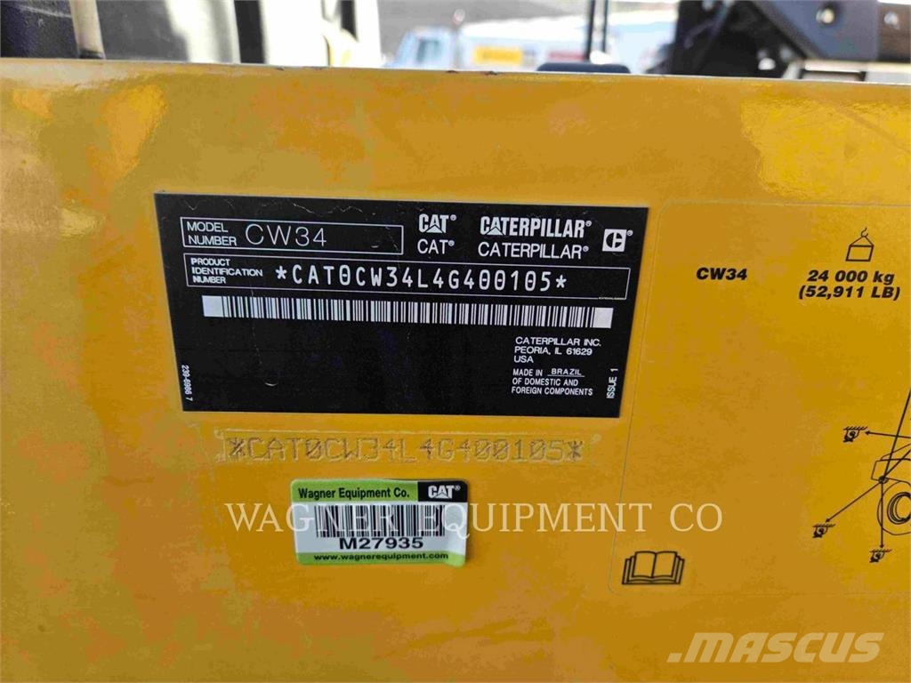 CAT CW34 ضاغطات التربة