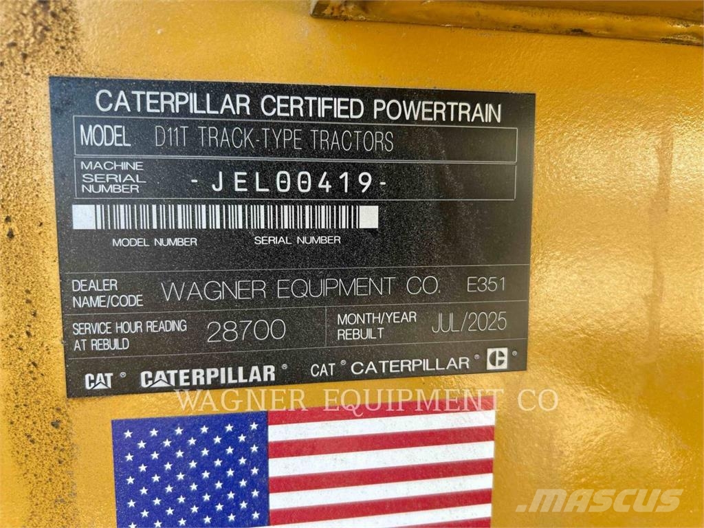 CAT D11T Pásové dozéry