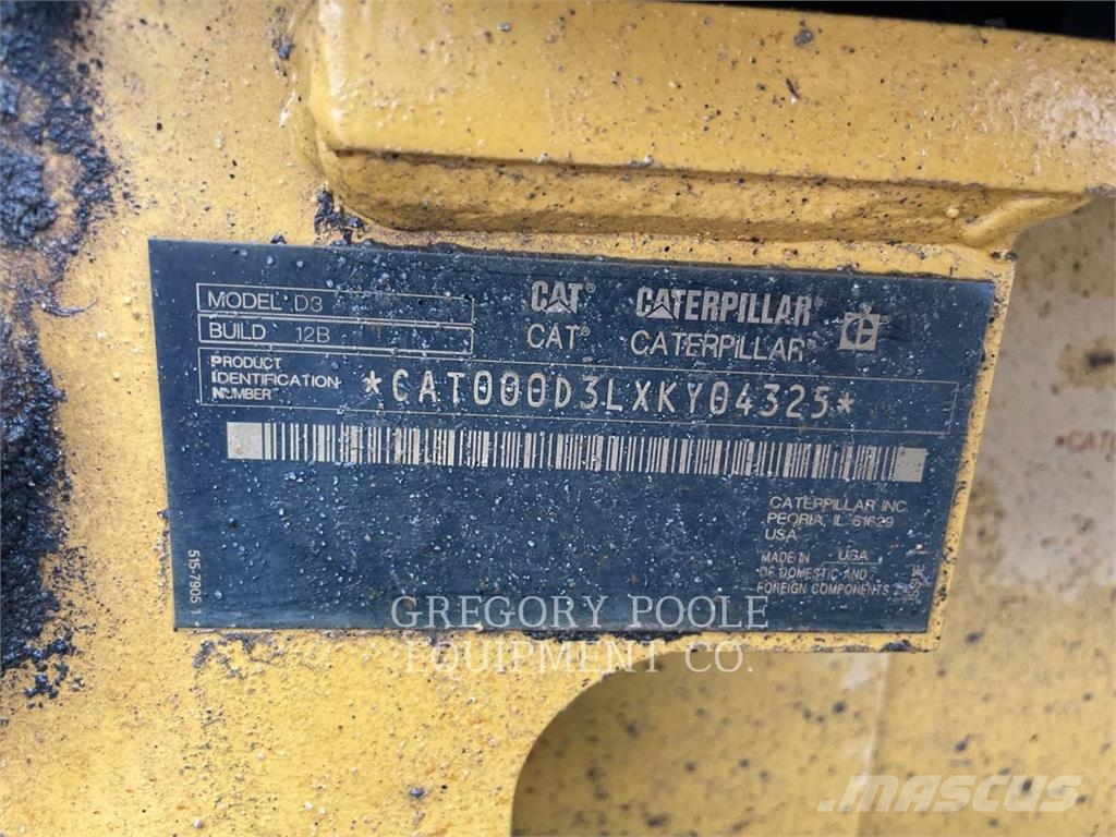 CAT D3-12LGP Bulldozer på larvebånd