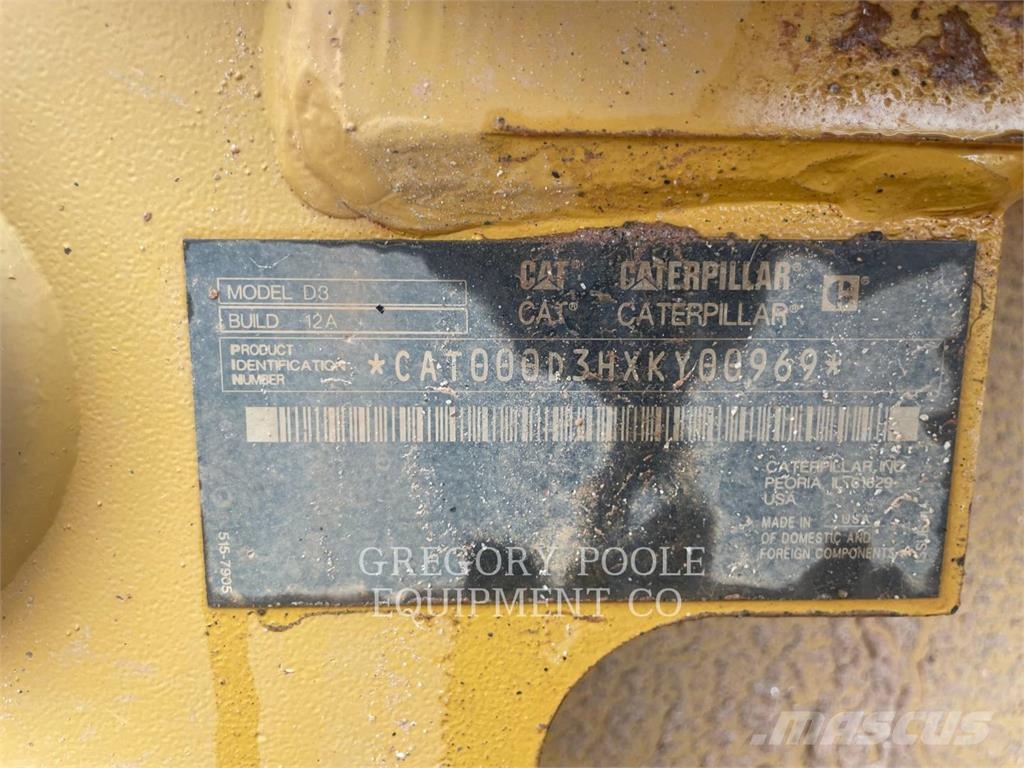 CAT D3-12LGP Bulldozer på larvebånd