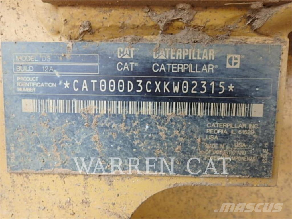 CAT D3 ARO Telaketjupuskutraktorit