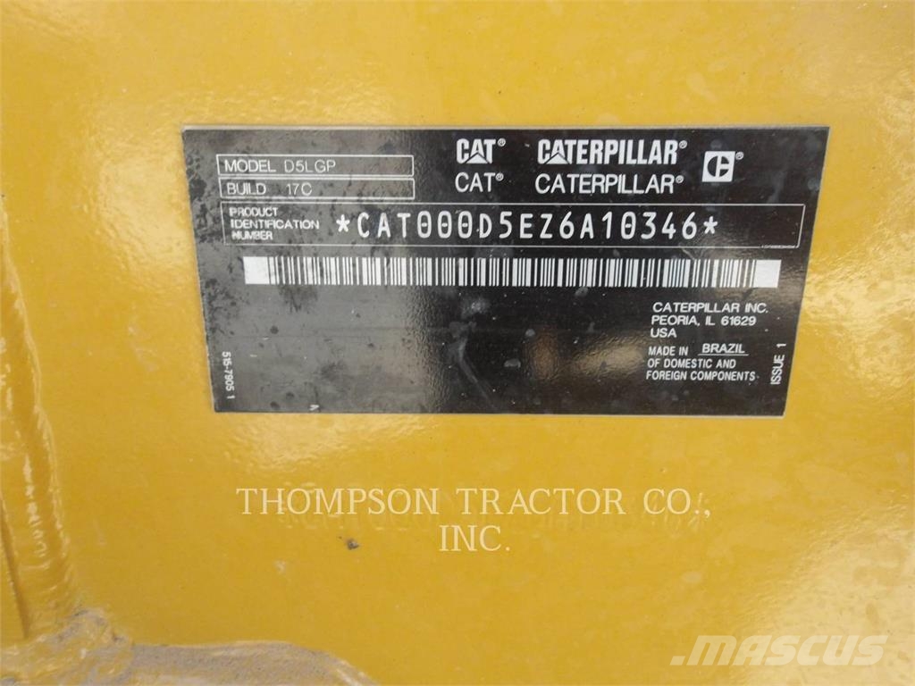 CAT D5 VP 履帶推土機