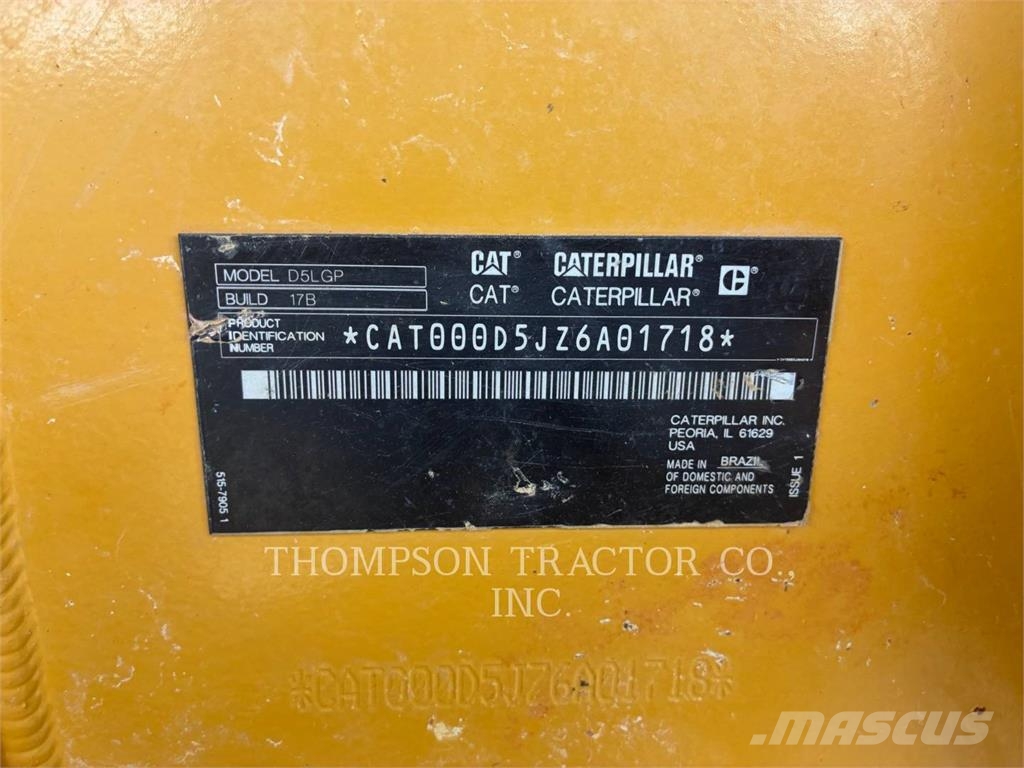 CAT D5VP Crawler dozers
