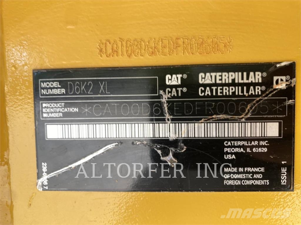 CAT D6K2 XL Bulldozer på larvebånd