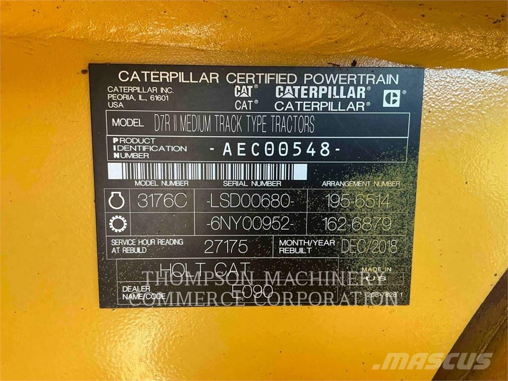 CAT D7RII Buldožerji goseničarji