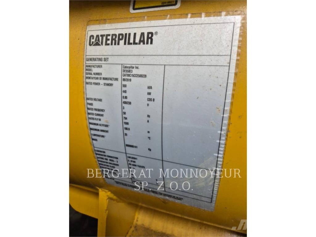 CAT DE550E3 مولدات ديزل