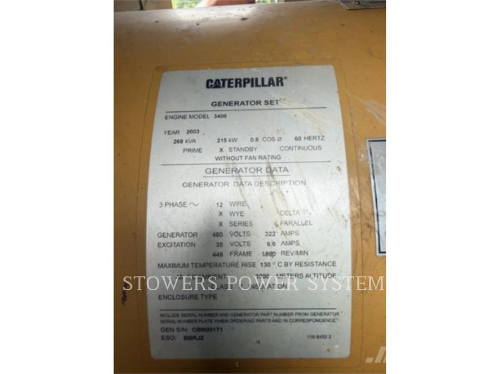 CAT G3406 Diesel Generatoren