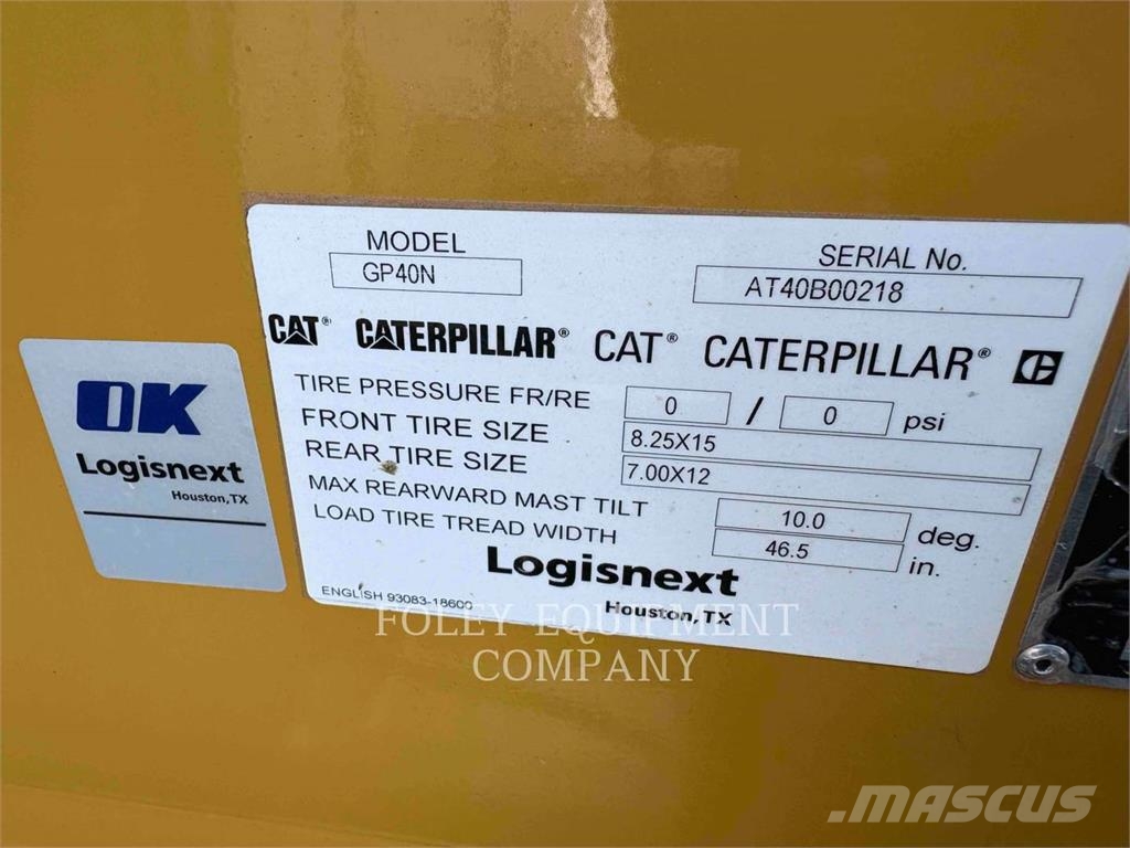 CAT GP40N Escavatori da demolizione
