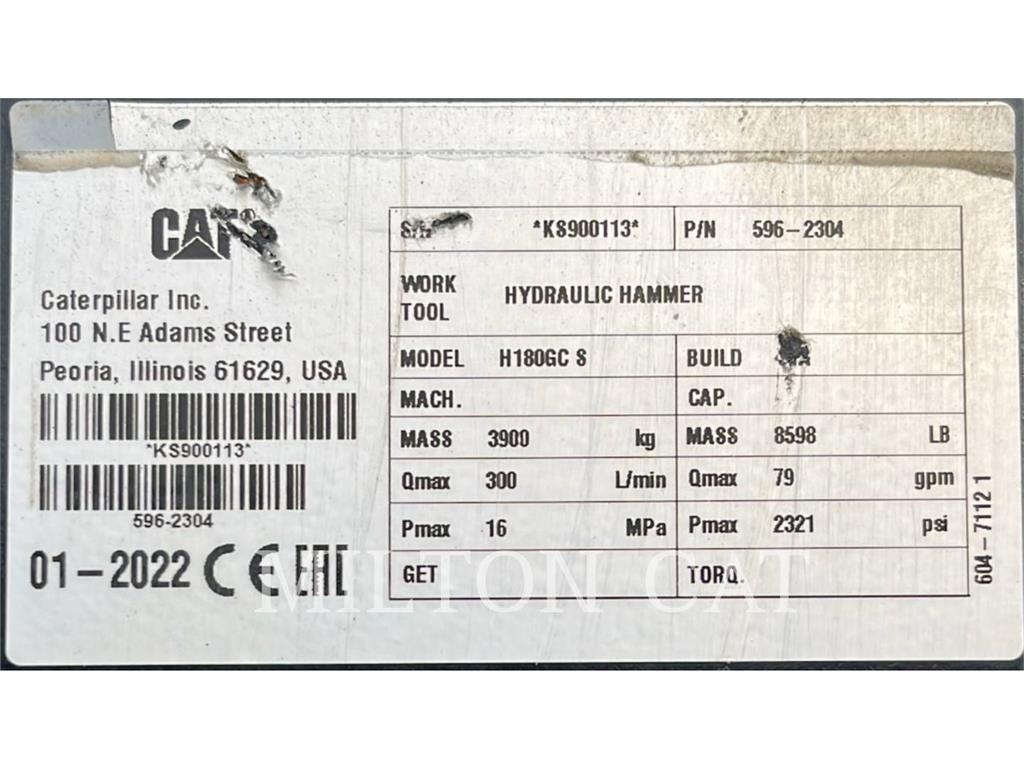 CAT H180GC HAMMER Hammers / Breakers