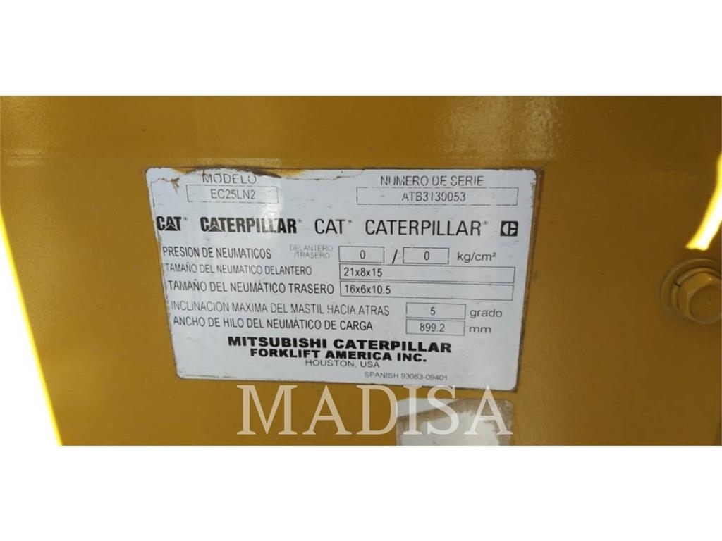 CAT LIFT TRUCKS EC25LN2 Otras carretillas elevadoras
