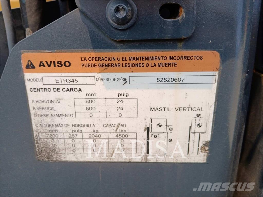 CAT LIFT TRUCKS ETR345A Вилични кари-повдигачи - други