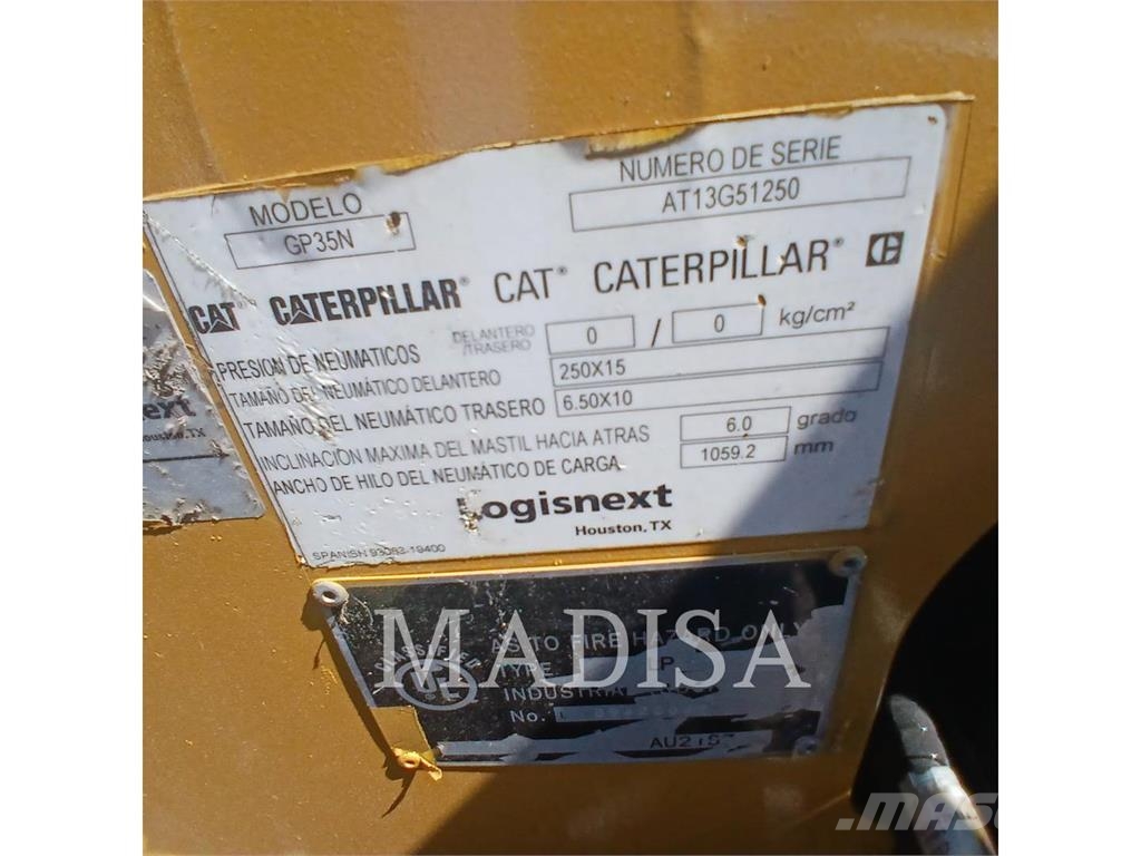 CAT LIFT TRUCKS GP35N5-LE شاحنات LPG