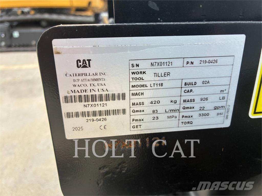 CAT LT118 Gradas vibratorias / rotocultivadoras
