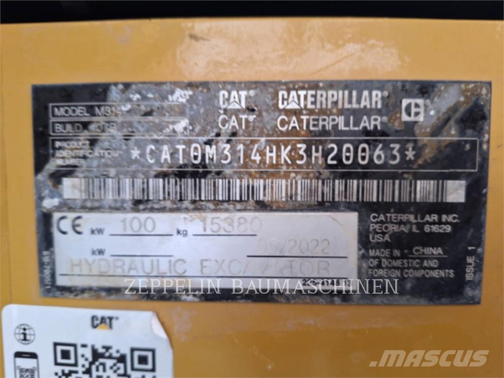 CAT M314-07A Excavadoras de ruedas