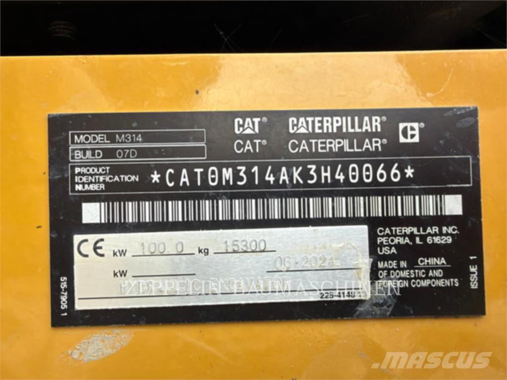 CAT M314-07A Mobilbagger