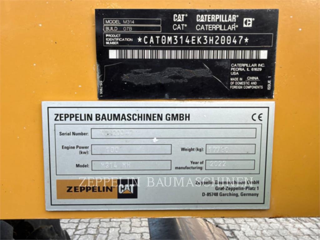 CAT M314MH Εκσκαφείς κατεδαφίσεων