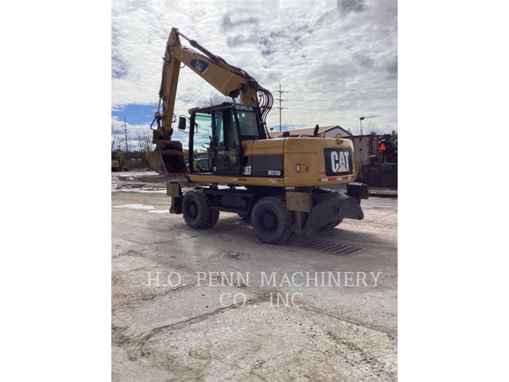 CAT M315D 휠 굴삭기
