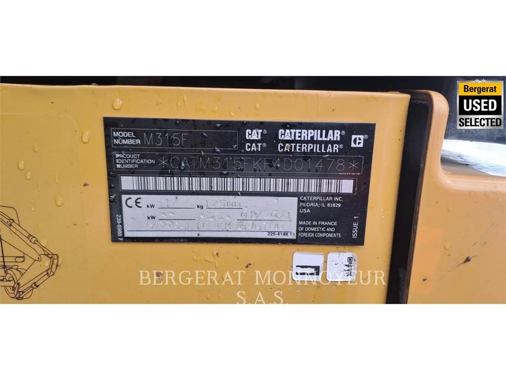 CAT M315F IVC Hjulgrävare
