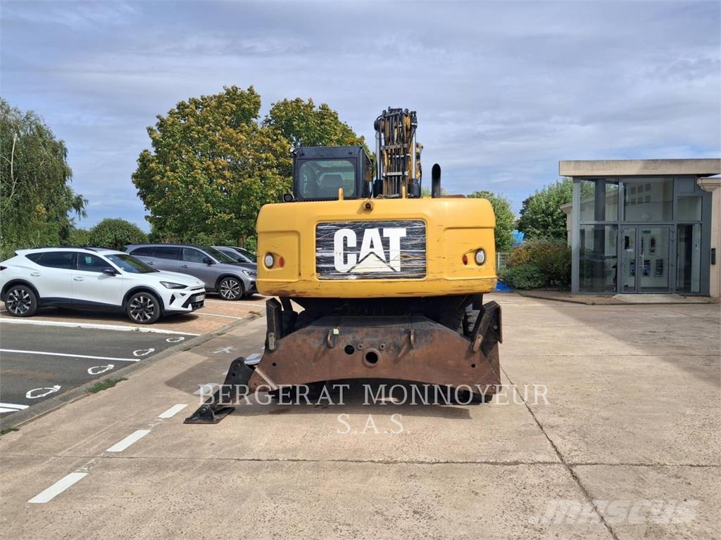 CAT M316D Pelle sur pneus