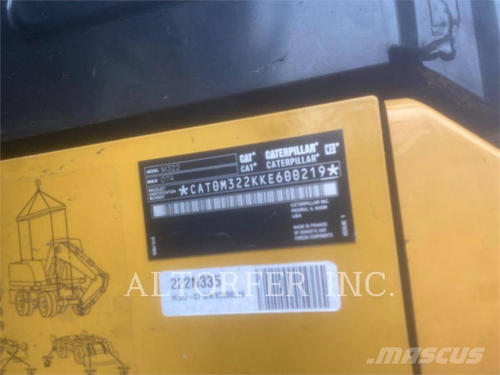 CAT M322-07 Excavadoras de ruedas