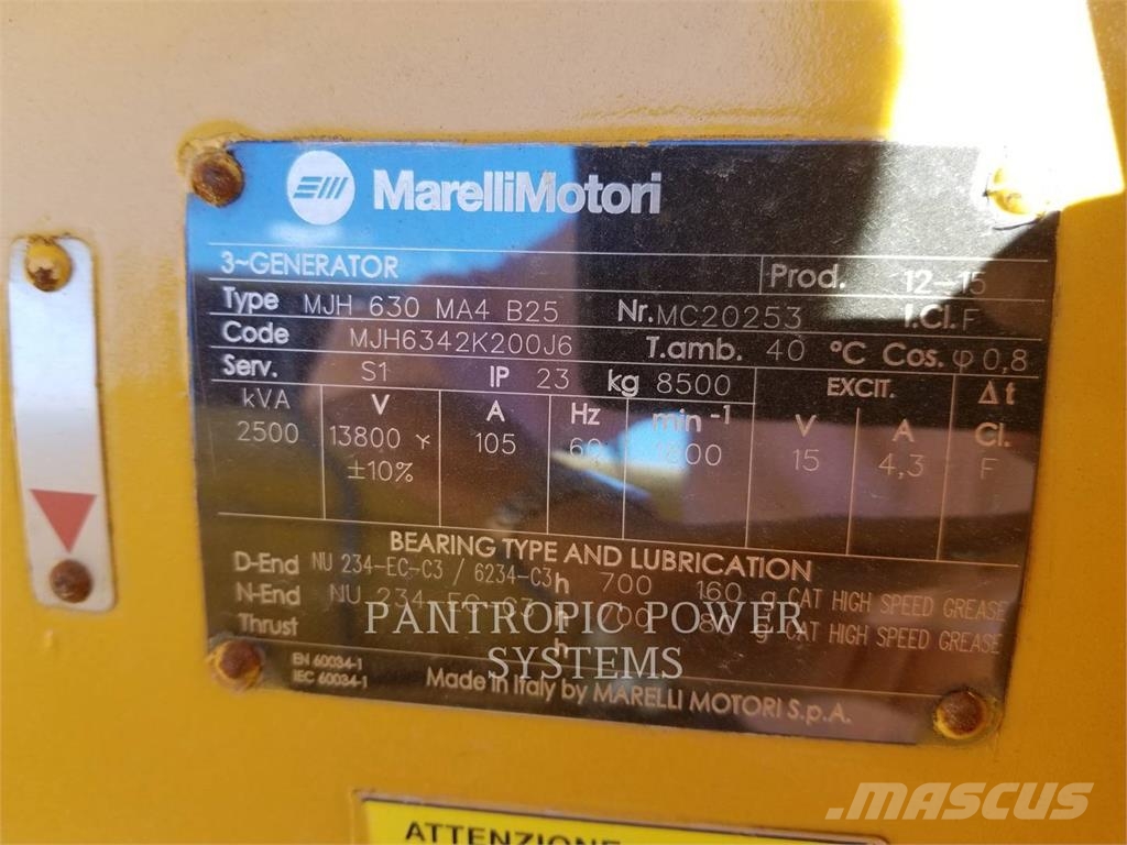 CAT MARELLI MOTORI MJH630MA 2500KVA 13800 Andere Zubehörteile