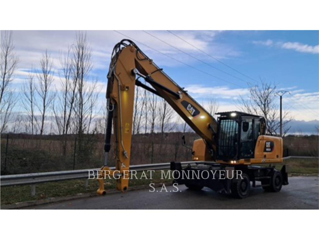 CAT MH3024-1 Pelle sur pneus