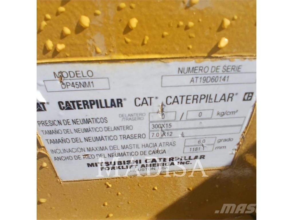 CAT MITSUBISHI DP45NM1-D Plinski viličari