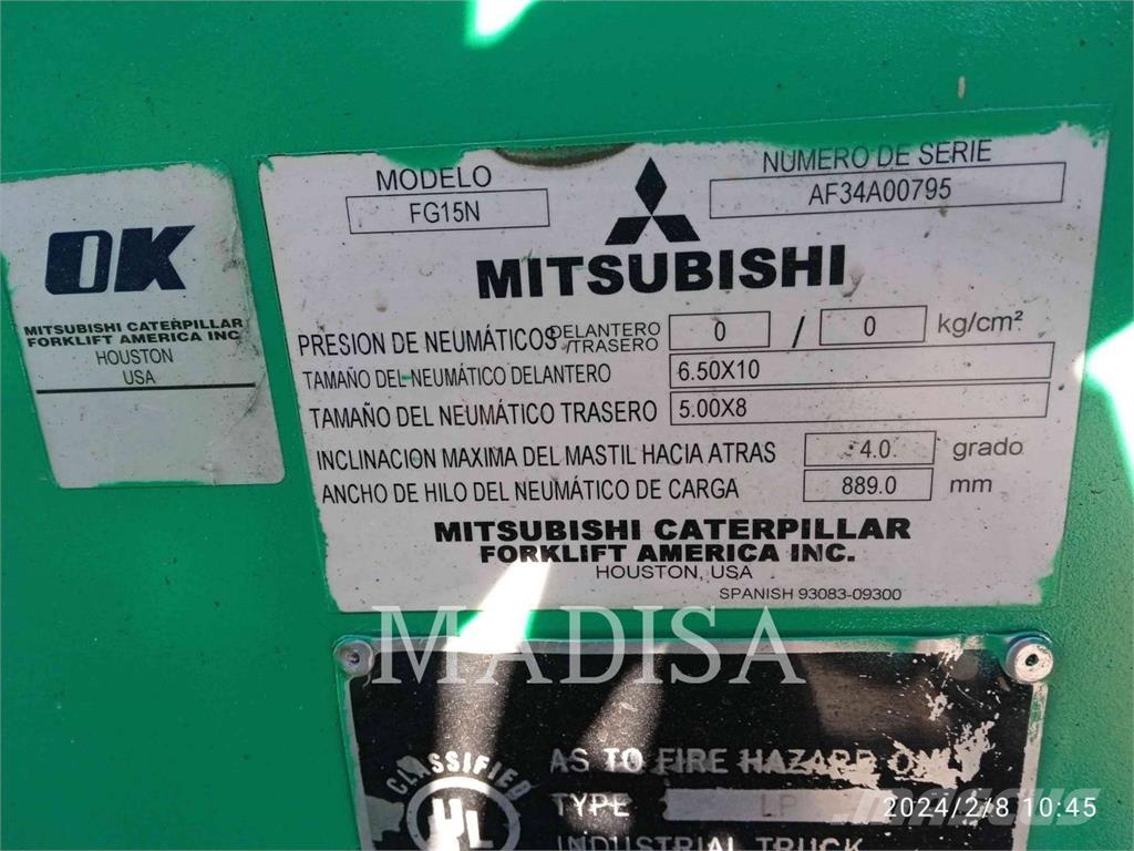 CAT MITSUBISHI FG15N5-LE Viličarji - drugo