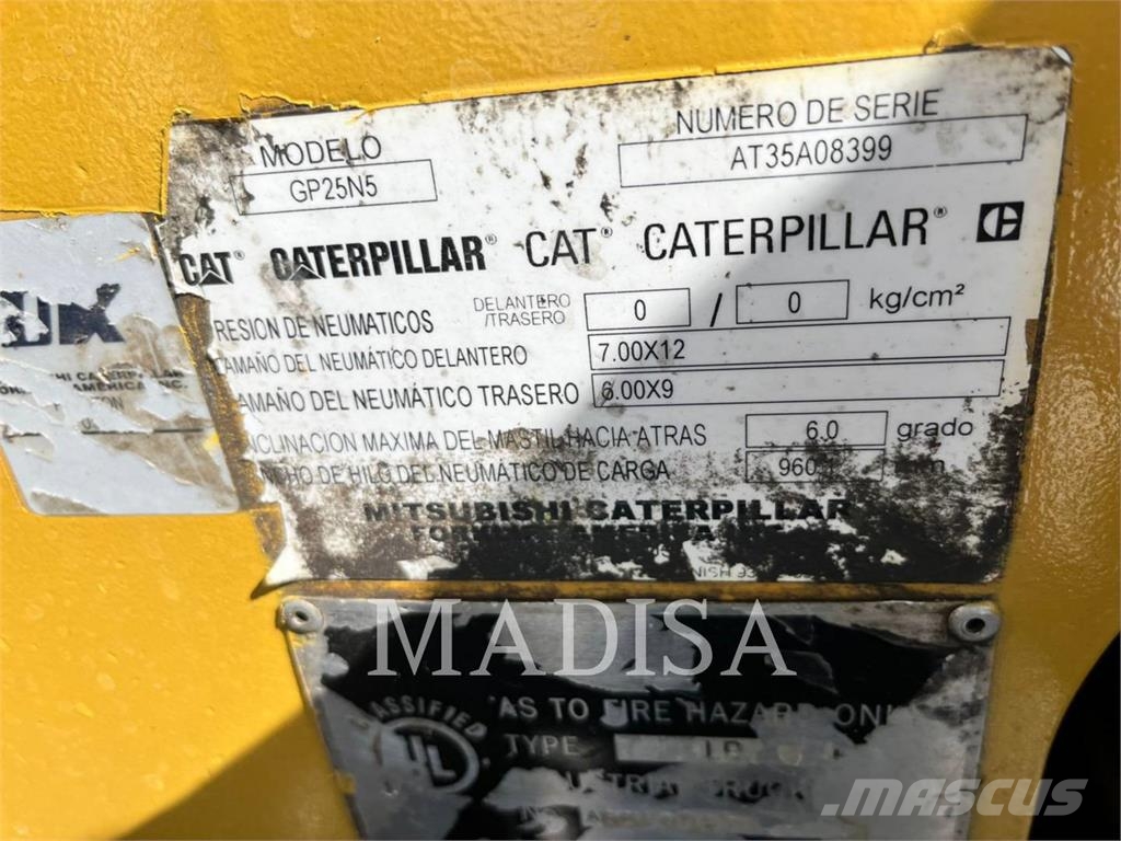 CAT MITSUBISHI GP25N5-LE Gaffeltrucks - andre