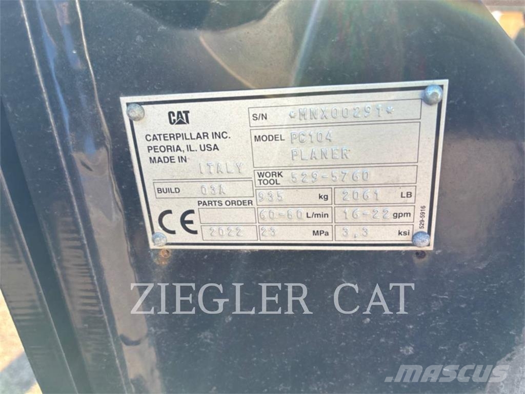 CAT PC104 Aplanadoras