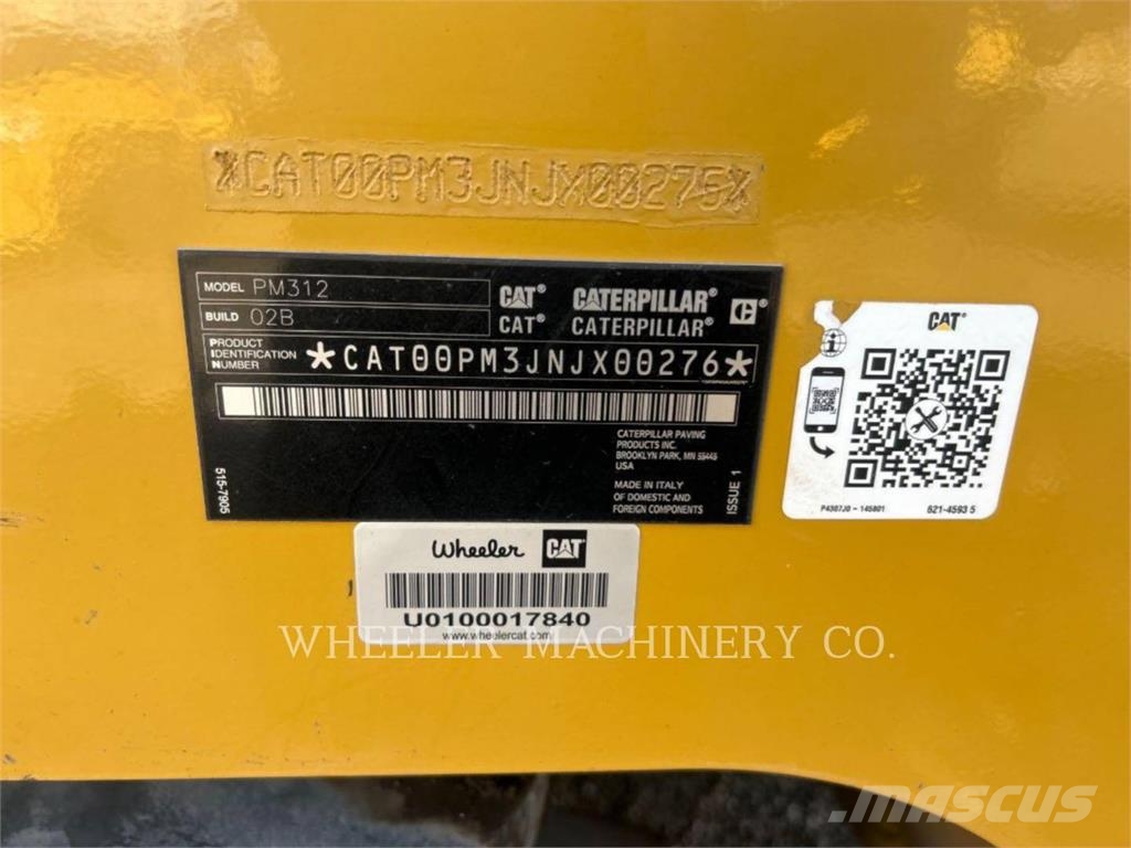 CAT PM312 Máquinas moledoras de asfalto en frío