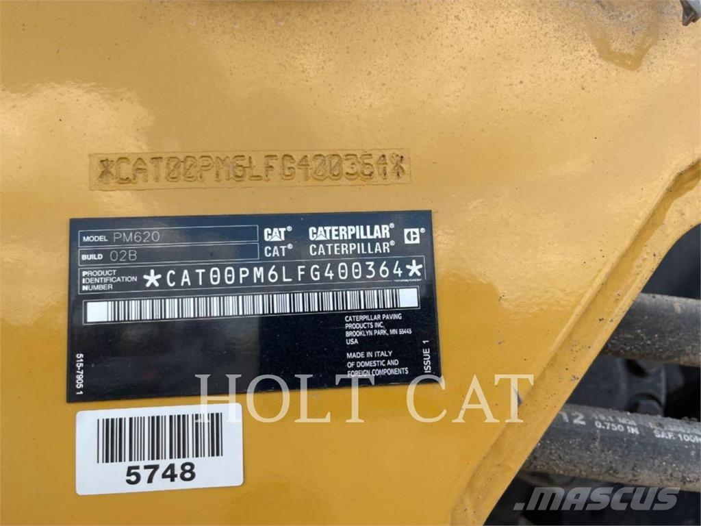 CAT PM620 Οδοστρωτήρες μονού κυλίνδρου