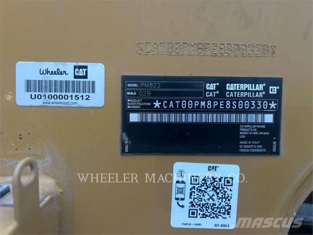 CAT PM822 Asphalt cold milling machines