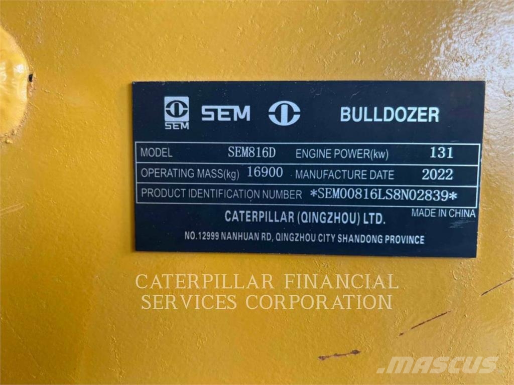 CAT SEM816D Μπουλντόζες με ερπύστριες