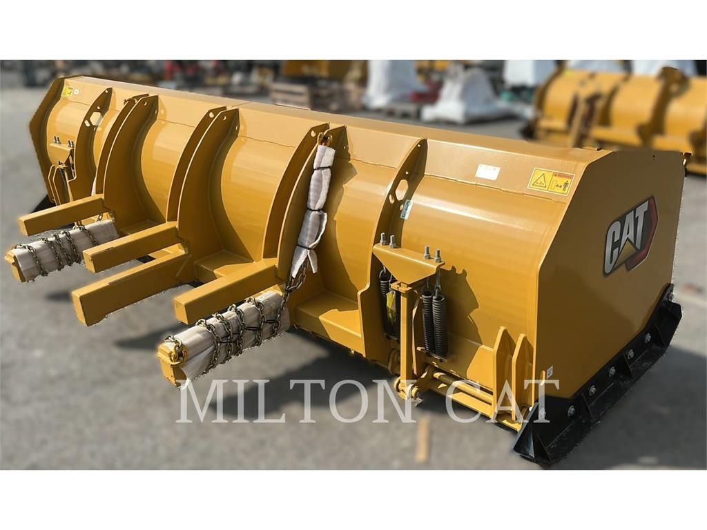 CAT SWL 14 SNOW PUSHER, STEEL EDGE, BKT REC قاذفات الجليد