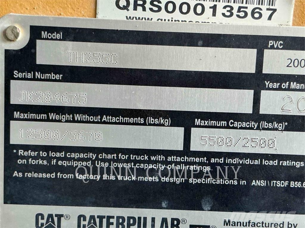 CAT TH255C Teleskoplastere