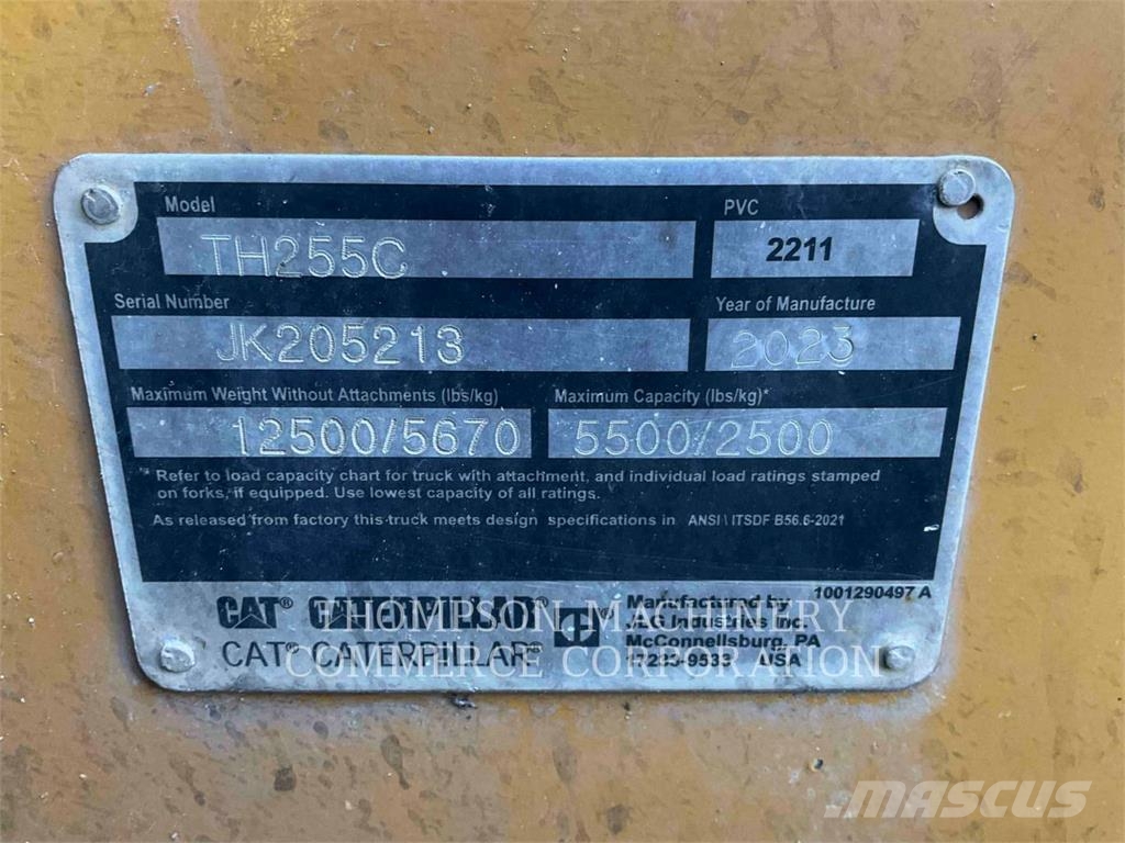CAT TH255C Teleskopiskie manipulatori