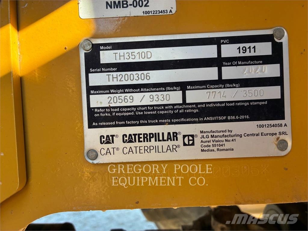 CAT TH3510D مناولات متداخلة