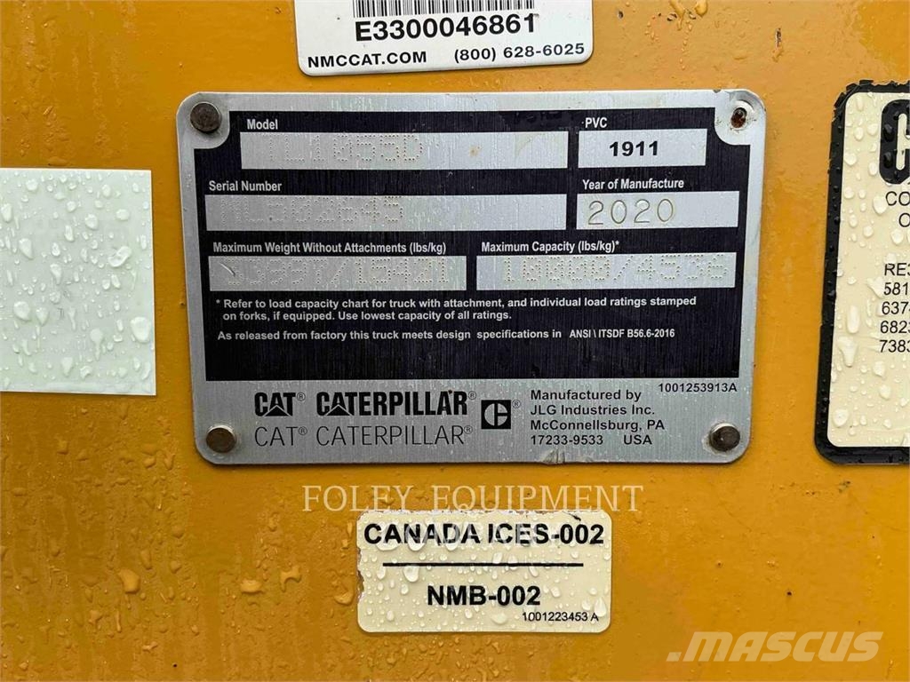 CAT TL1055D مناولات متداخلة